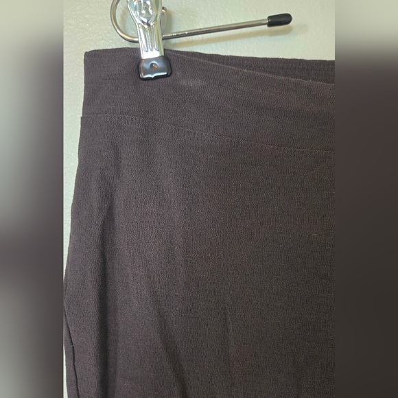 Eileen Fisher Black Straight Leg Leggings Size Large Petite - Picture 3 of 6